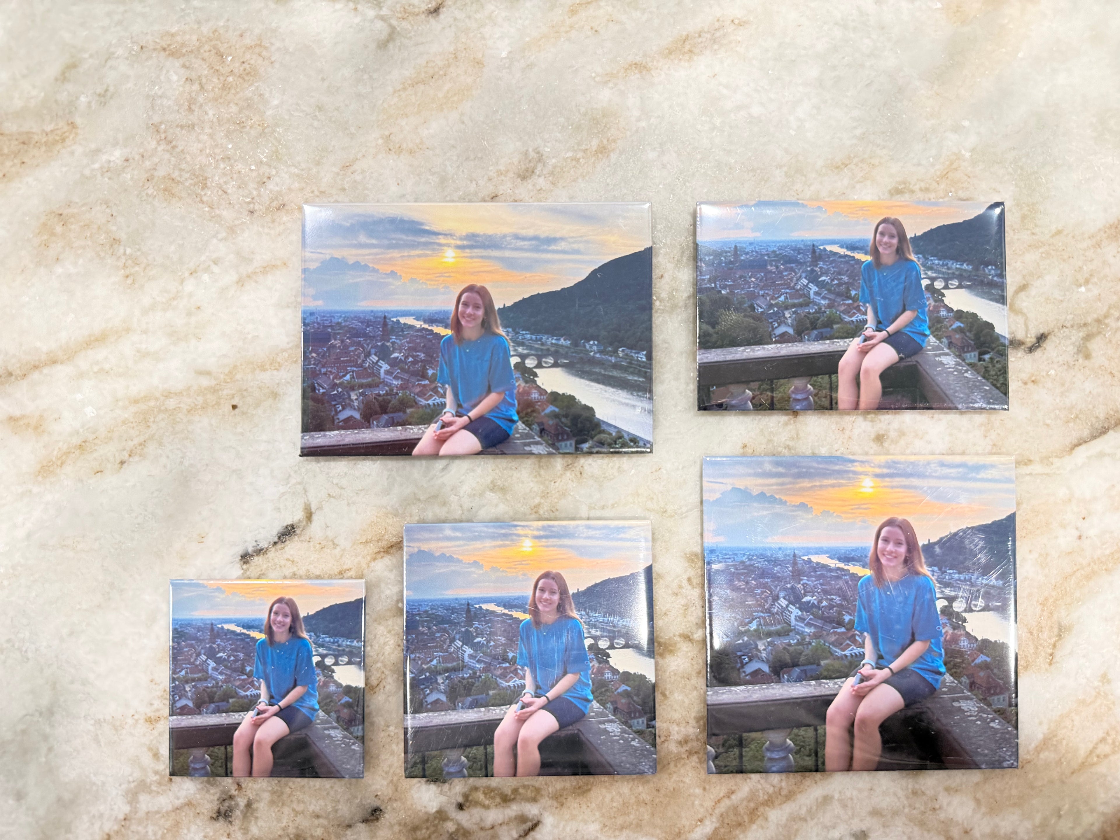 2.5” x 3.5” Personalized Photo Magnet