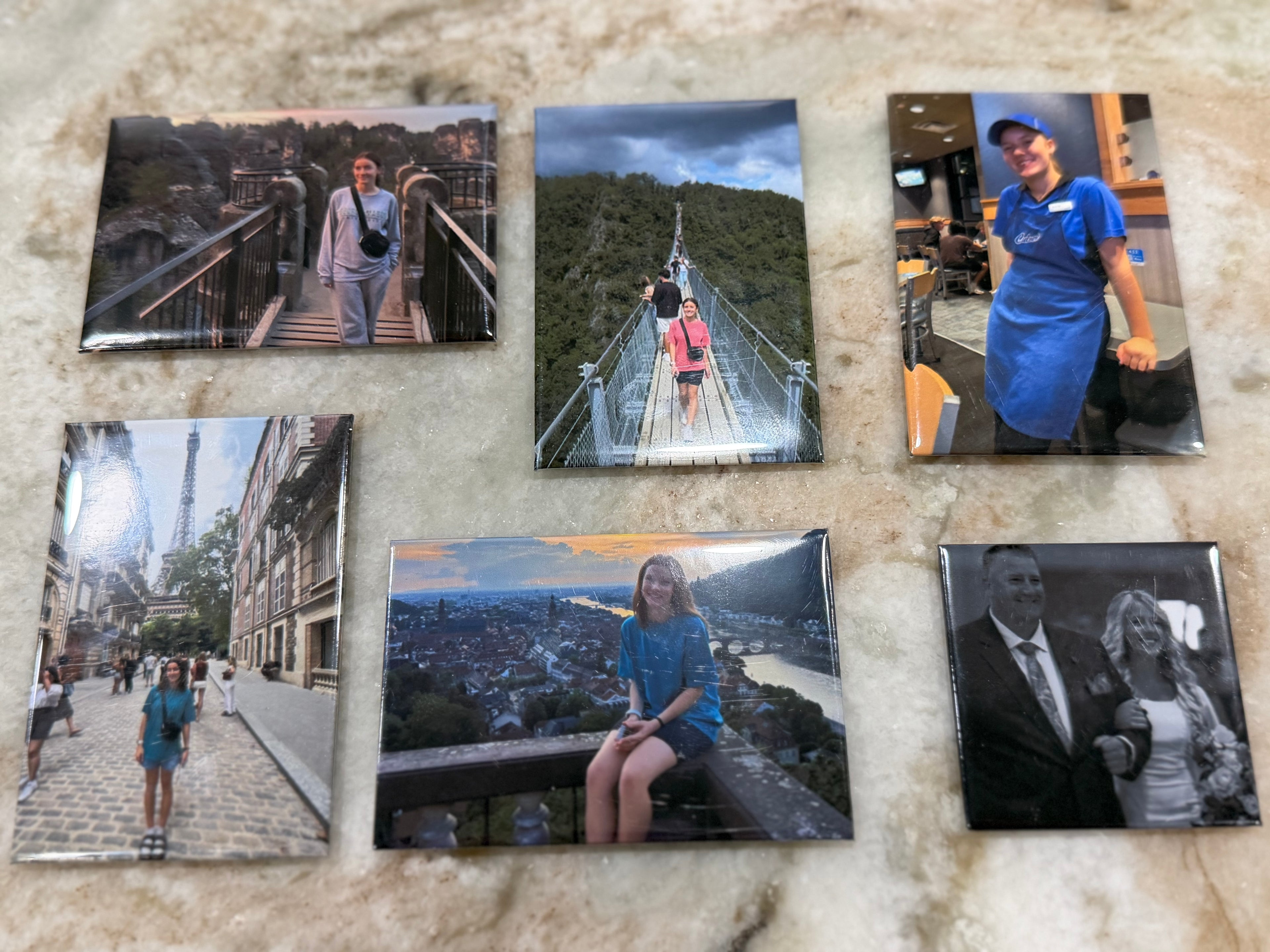 2" x 3” Personalized Photo Magnet